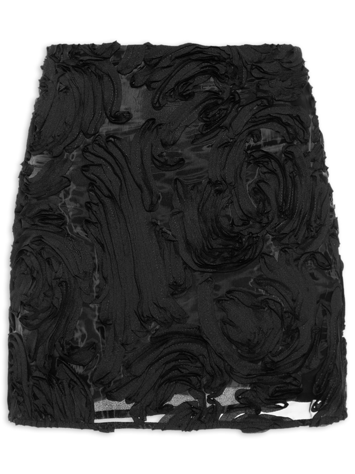 Mini Saia Reta - Preta