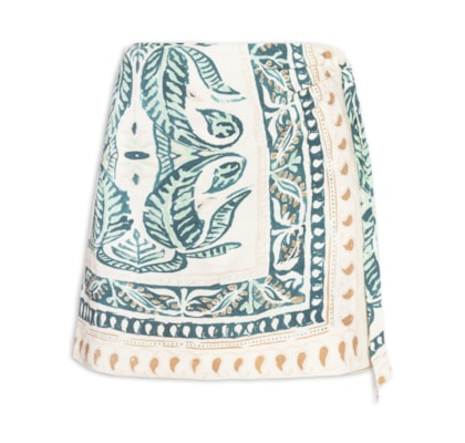 Mini Saia Transpassada - Verde