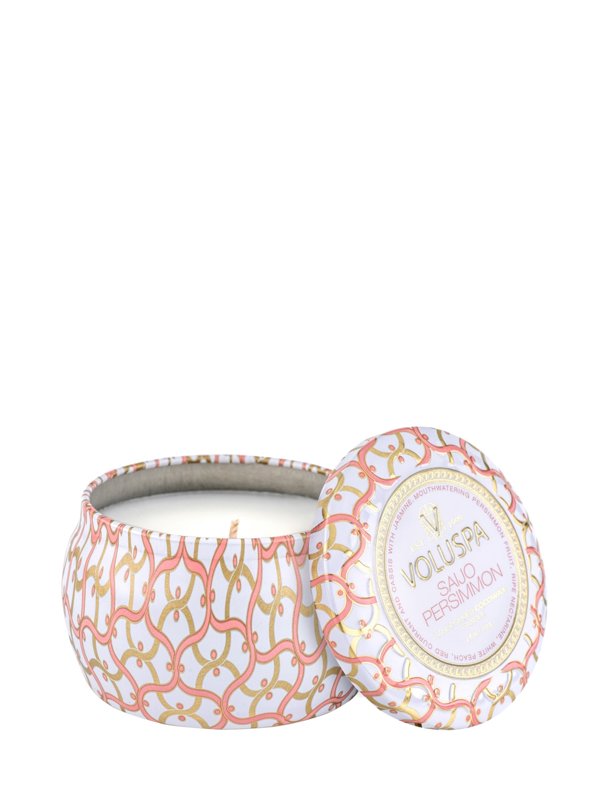 Mini Vela Lata 25h Saijo Persimmon - Rosa