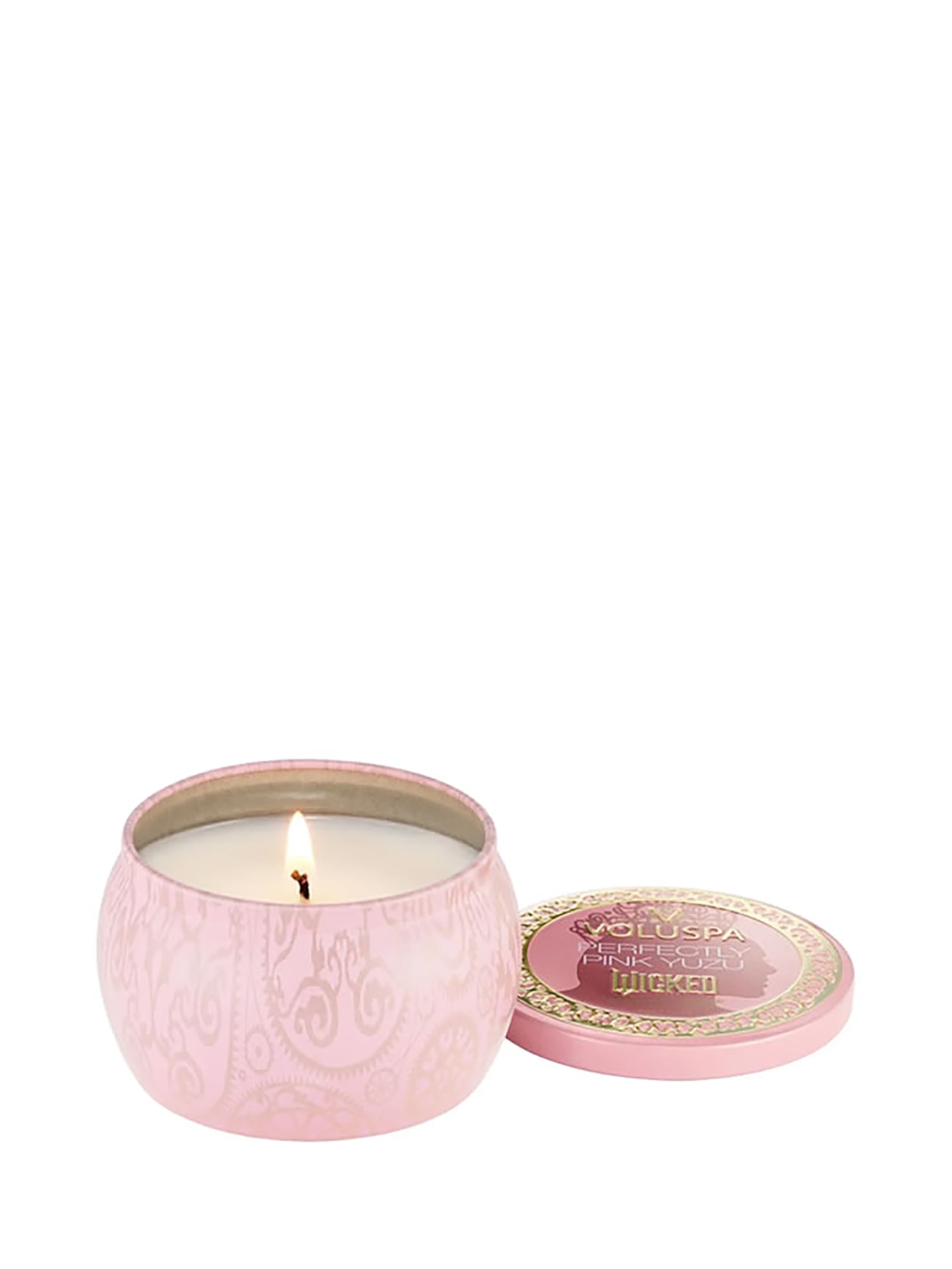 Mini Vela Lata 25H Wicked Perfectily Pink Yuzu - Rosa