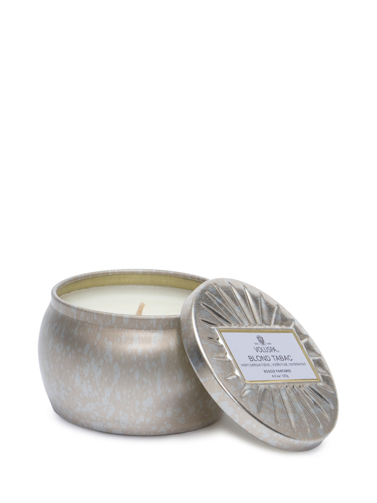 Mini Vela Lata Blond Tabac - Cinza