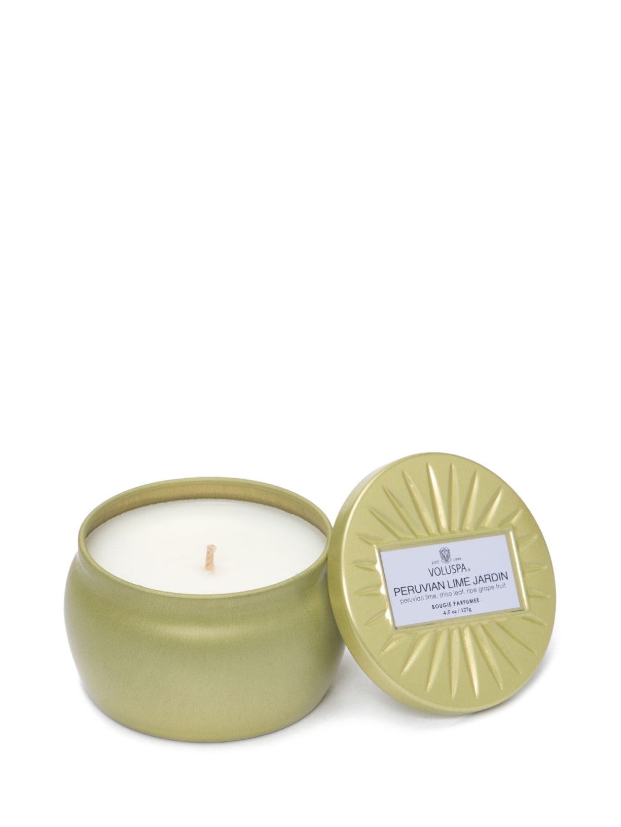 Mini Vela Lata Peruvian Lime Jardim Verde Voluspa