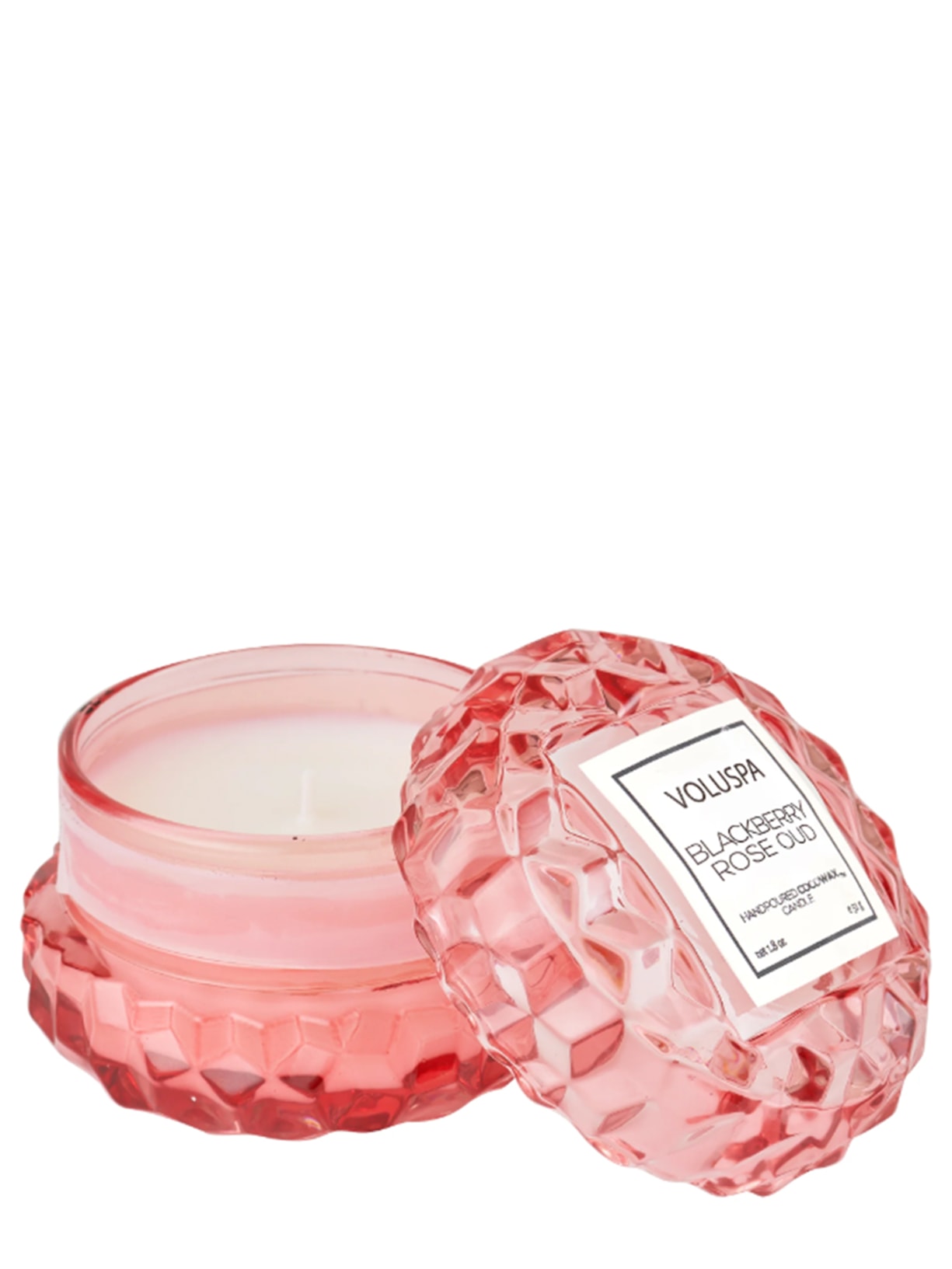 Mini Vela Macaron 15H Blackberry Rose Oud - Rosa