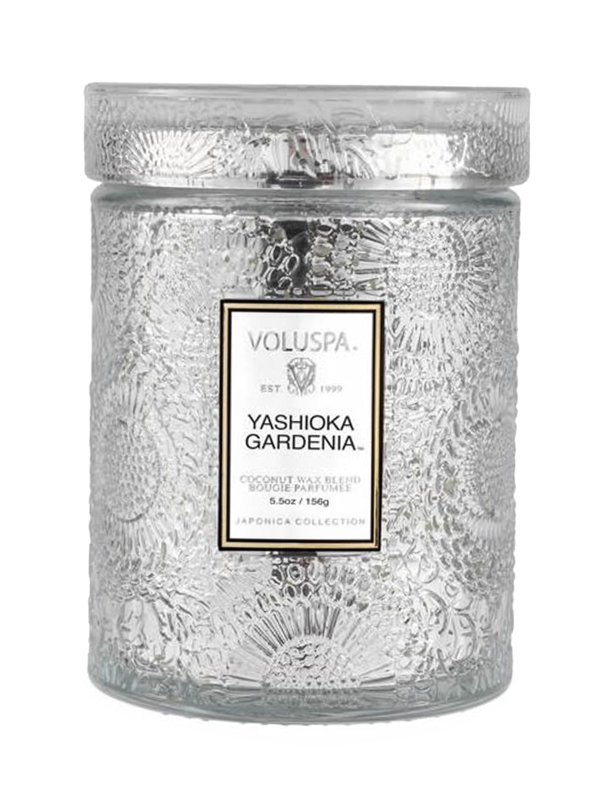 Mini Vela Pote Em Vidro 50h Relevo Yashioka Gardenia Voluspa