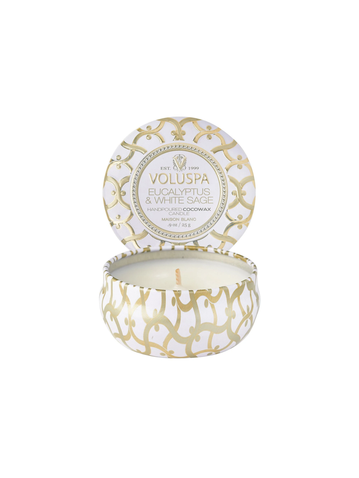 Mini Vela Tiny Tin Apple Blue Clover