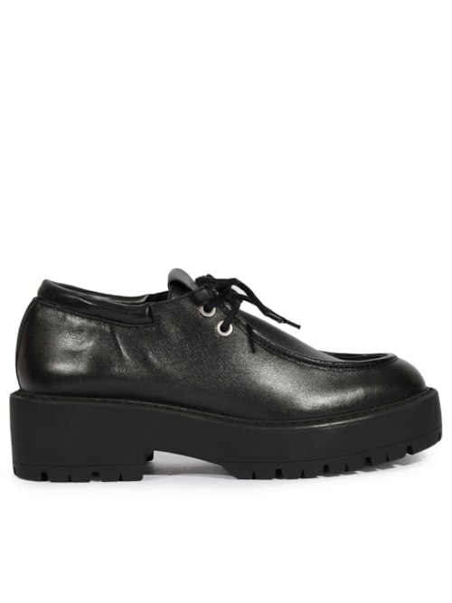 Mocassim Andrea Couro - Preto