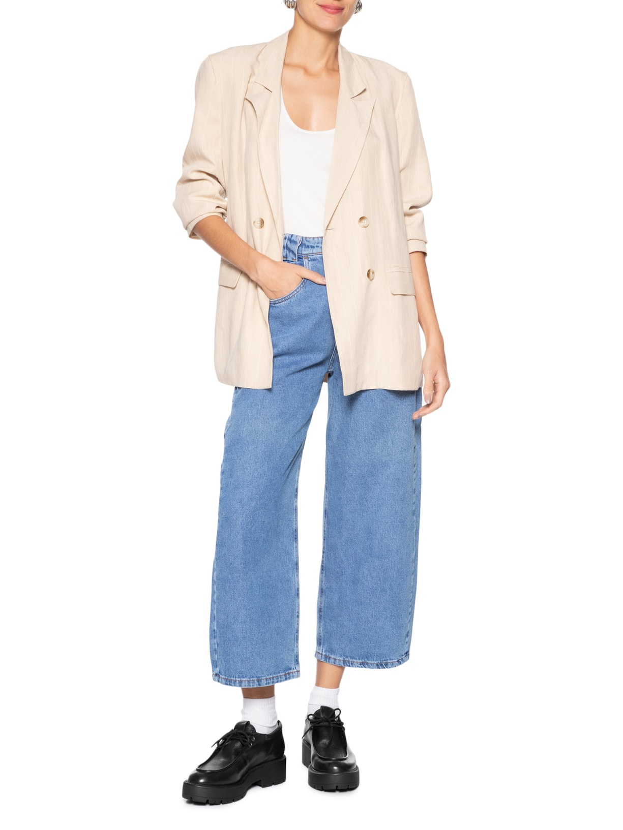 Mocassim Andrea Couro Preto Schutz