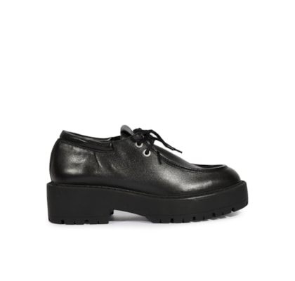Mocassim Andrea Couro - Preto