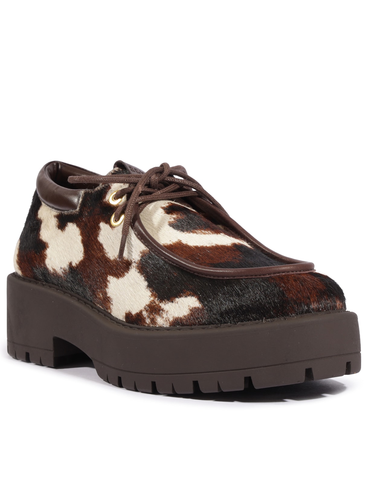 Mocassim Feminino Atanado Animal Print Schutz
