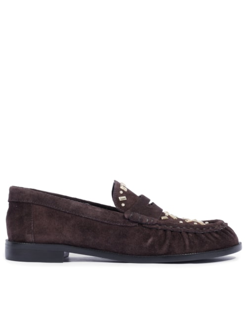 Mocassim Feminino Bohemian Icons Couro - Marrom