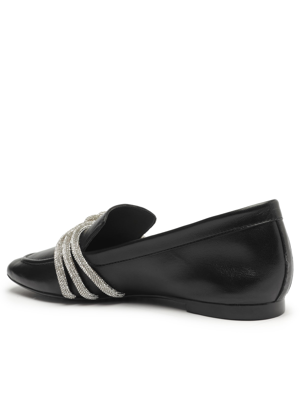 Mocassim Feminino Brilho Preto Schutz