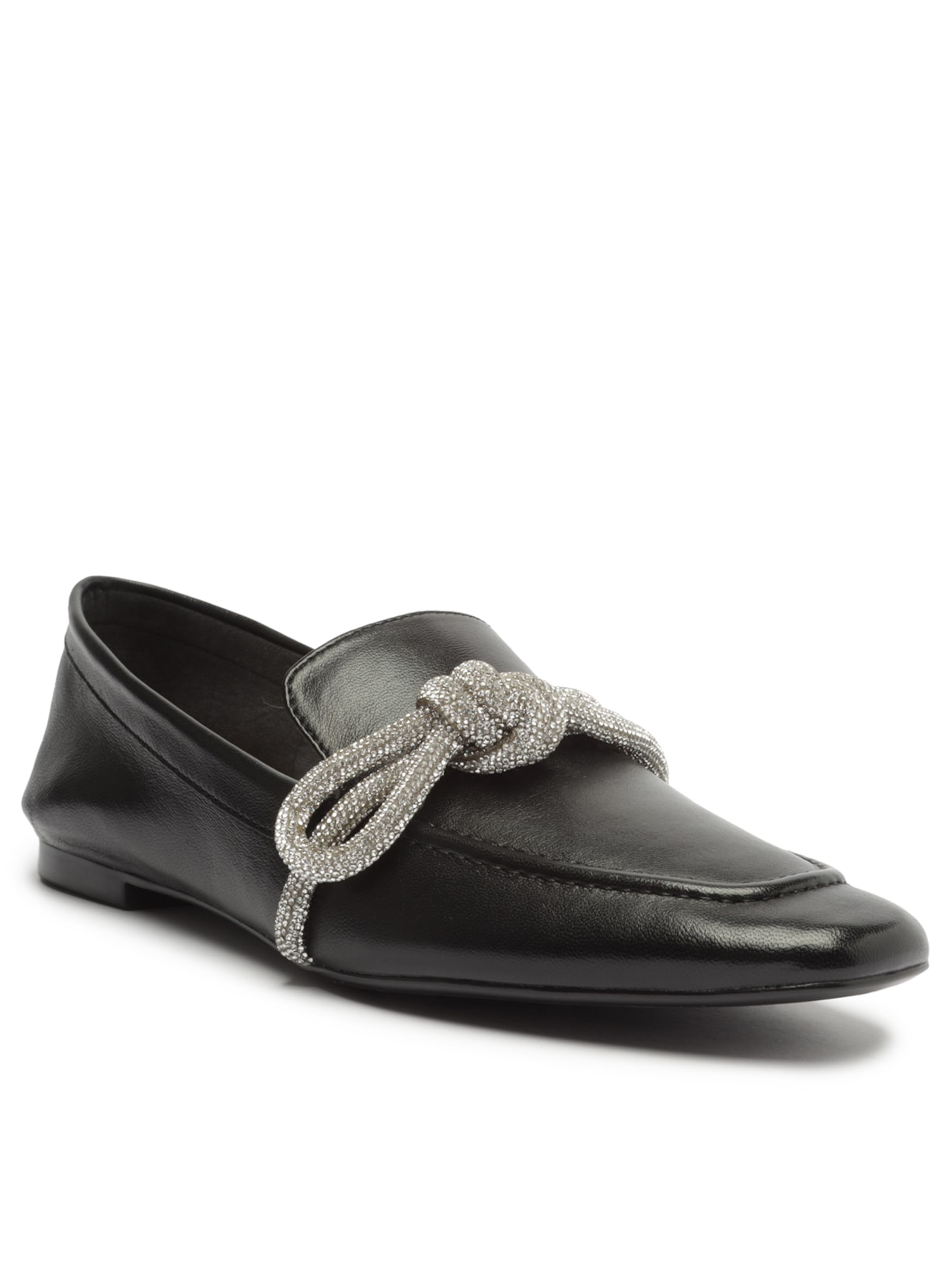 Mocassim Feminino Brilho Preto Schutz