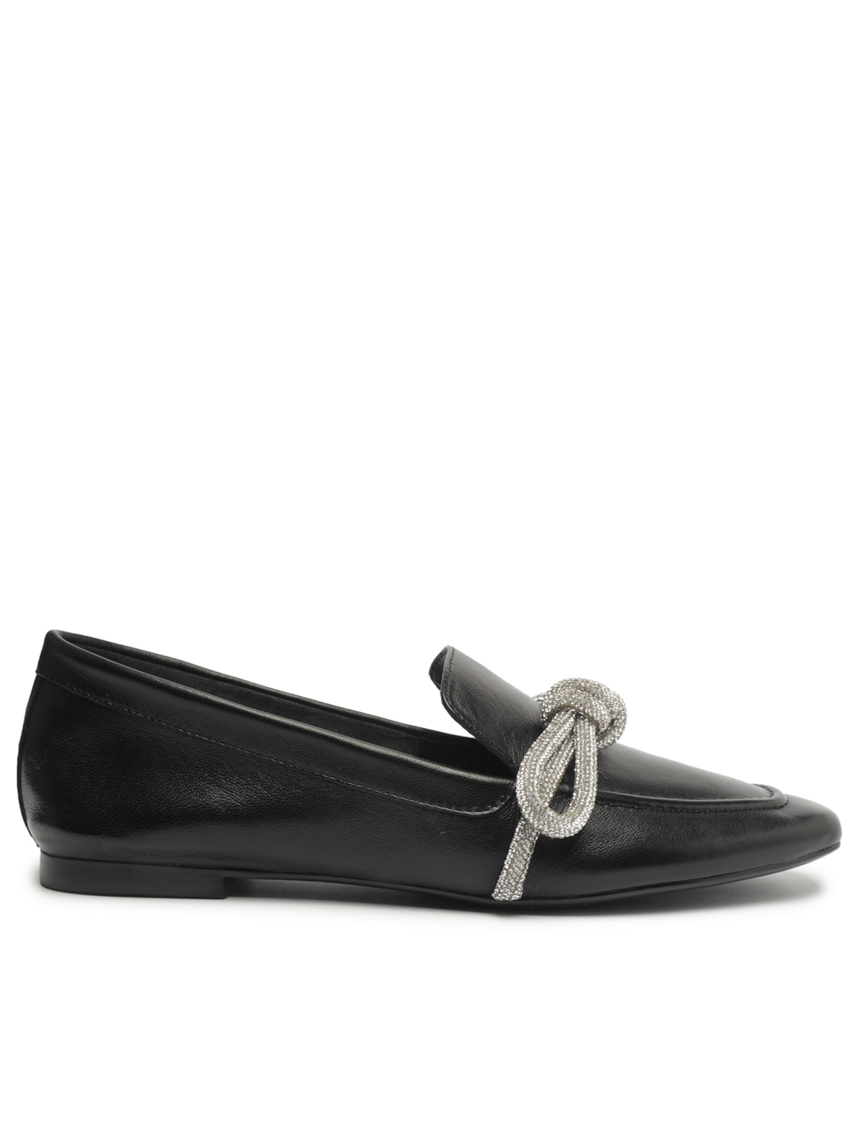 Mocassim Feminino Brilho - Preto