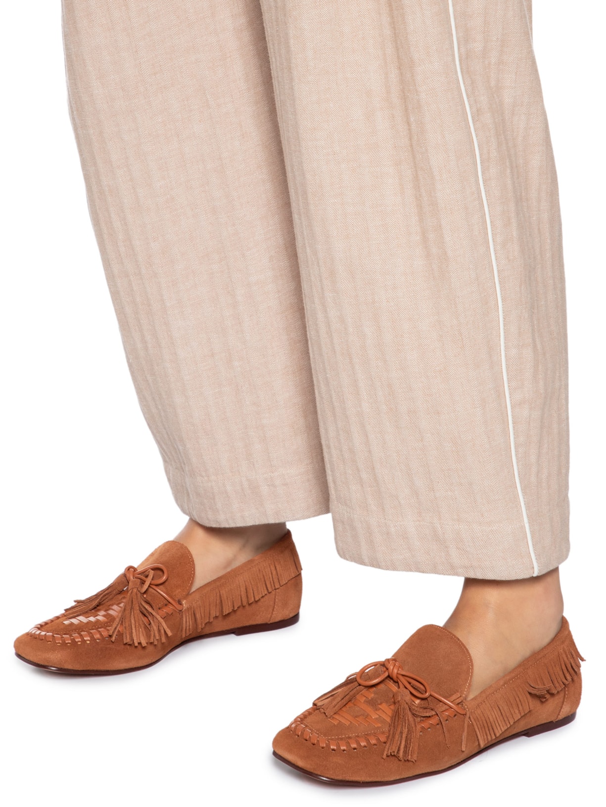 Mocassim Feminino Camurça Marrom Luiza Barcelos