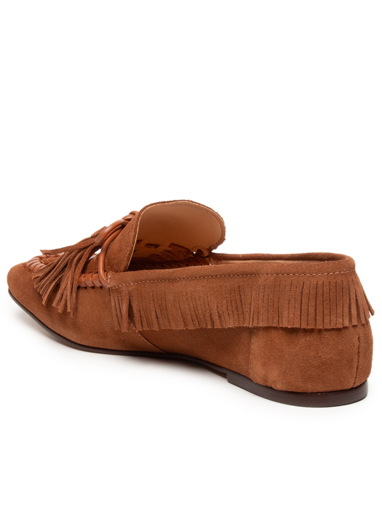 Mocassim Feminino Camurça Marrom Luiza Barcelos