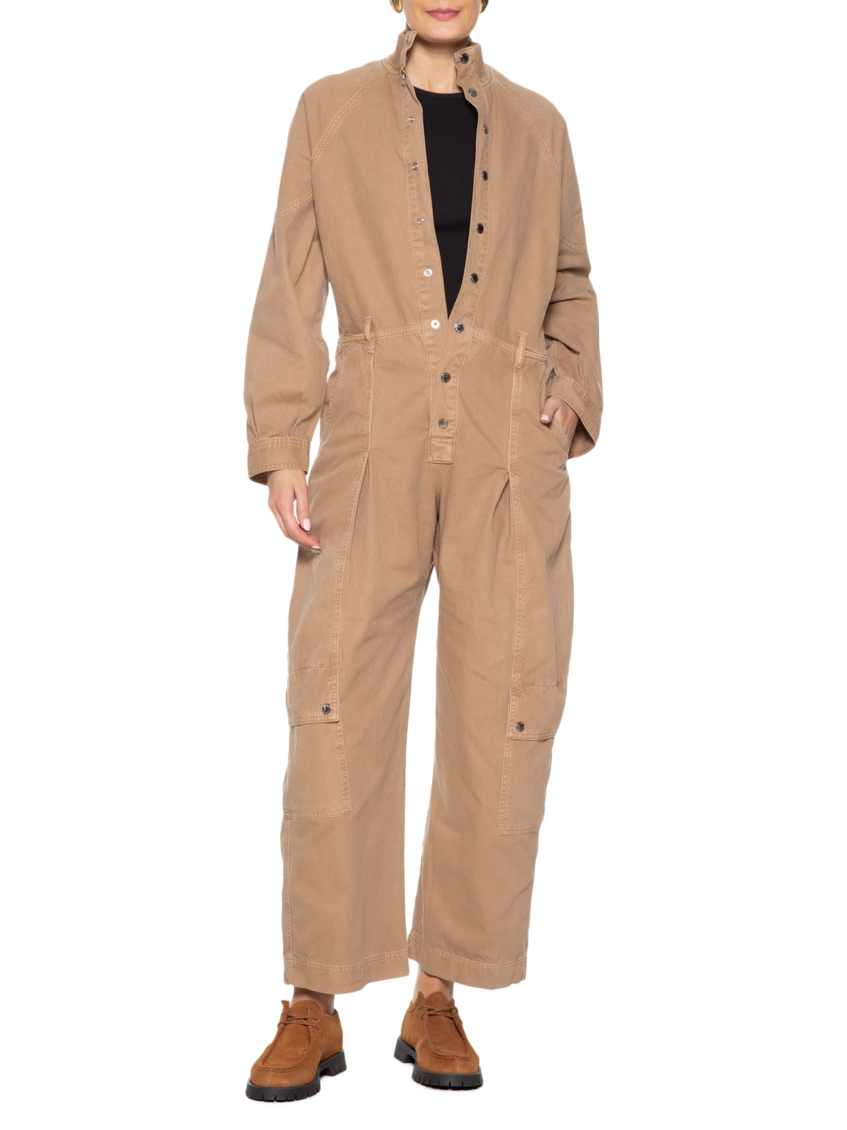 Mocassim Feminino Camurça Tratorado Amarração Siena Marrom Arezzo