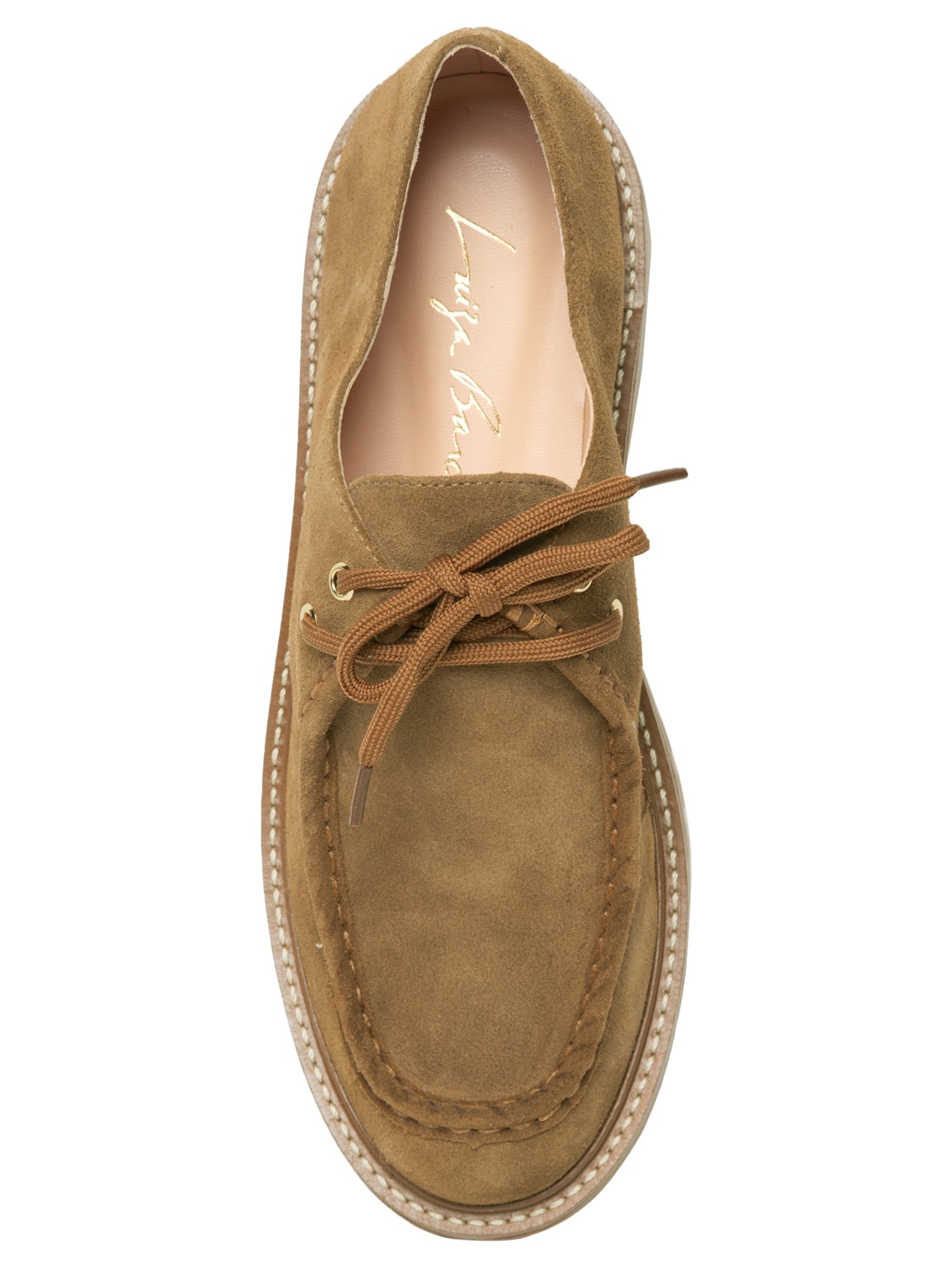 Mocassim Feminino Camurção Marrom Luiza Barcelos