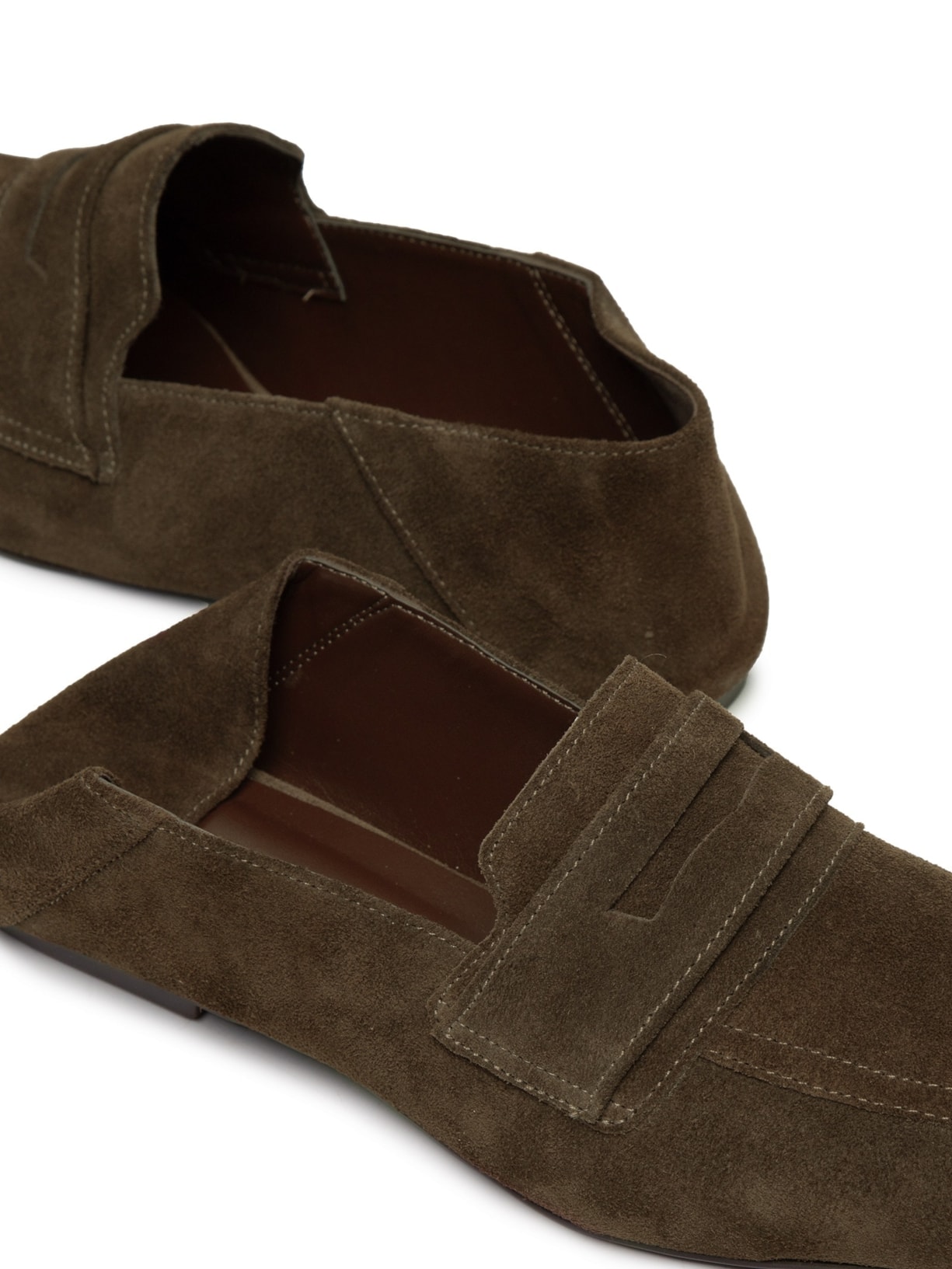 Mocassim Feminino de Camurça 2 Em 1 Marrom Basiq