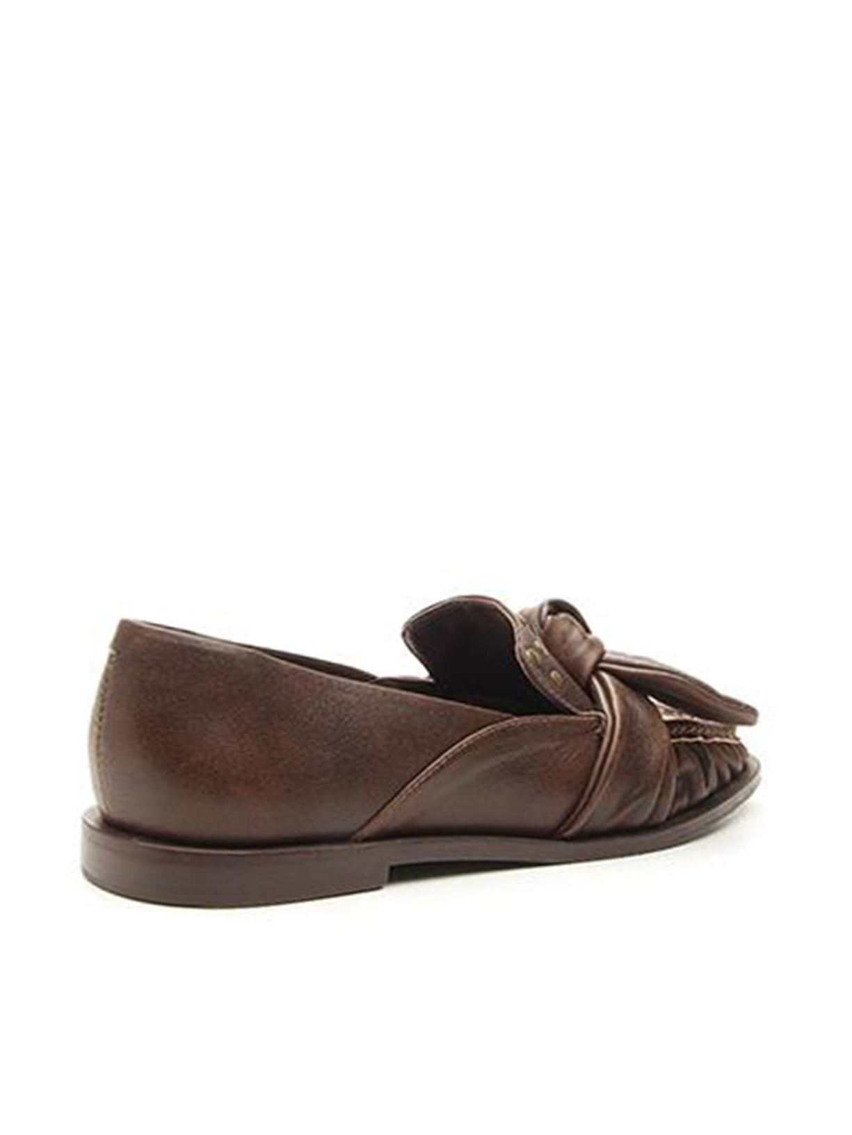 Mocassim Feminino Hazy Leather Marrom Vicenza