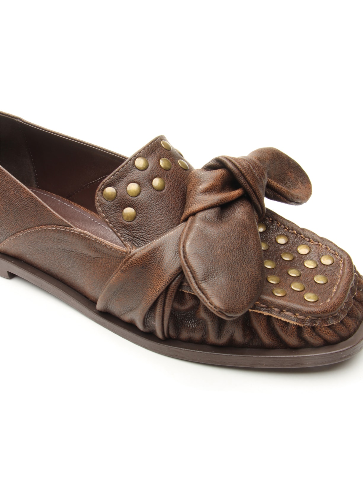 Mocassim Feminino Hazy Leather Marrom Vicenza