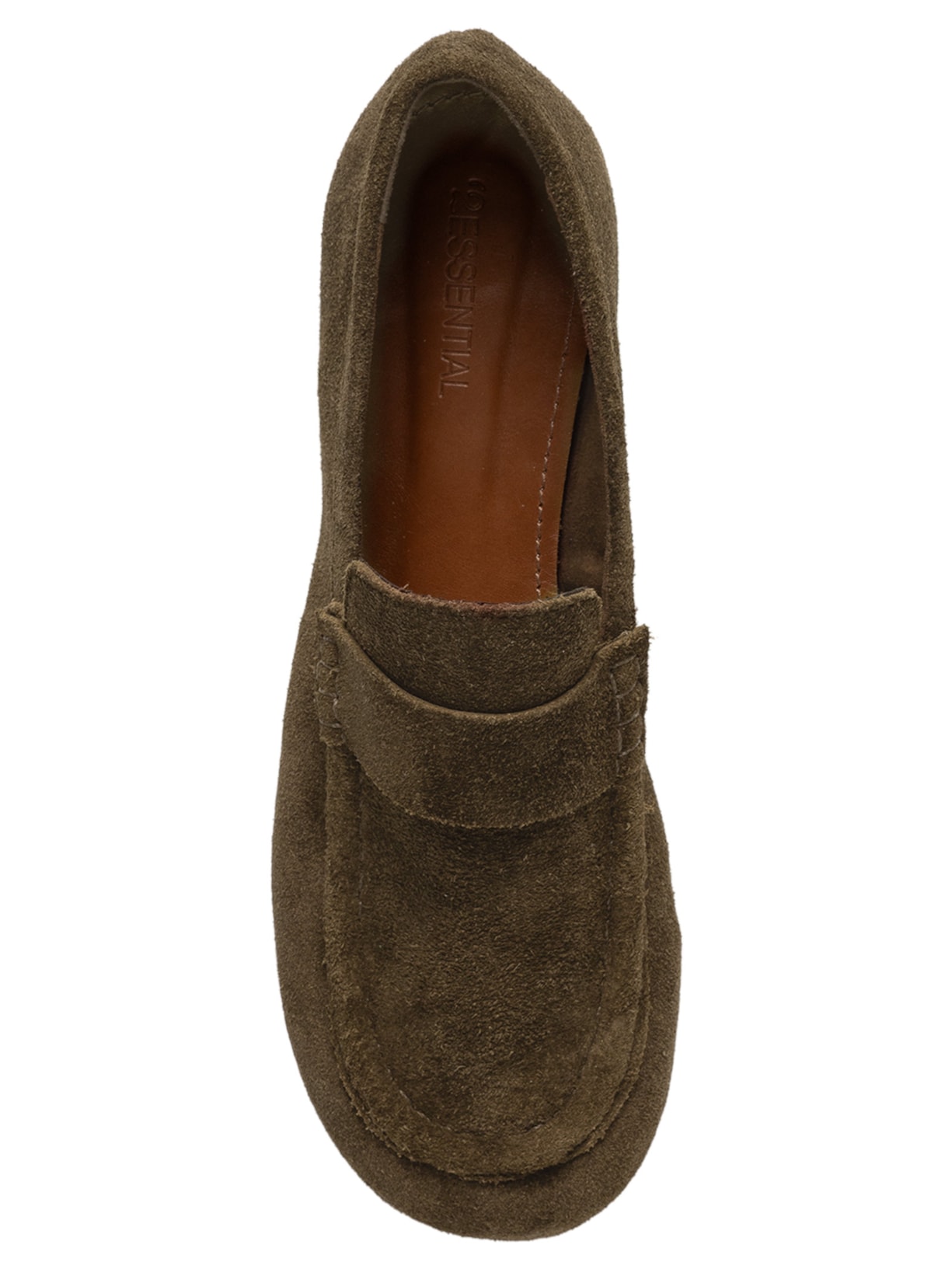 Mocassim Feminino Loafer Em Camurça Marrom '2Essential