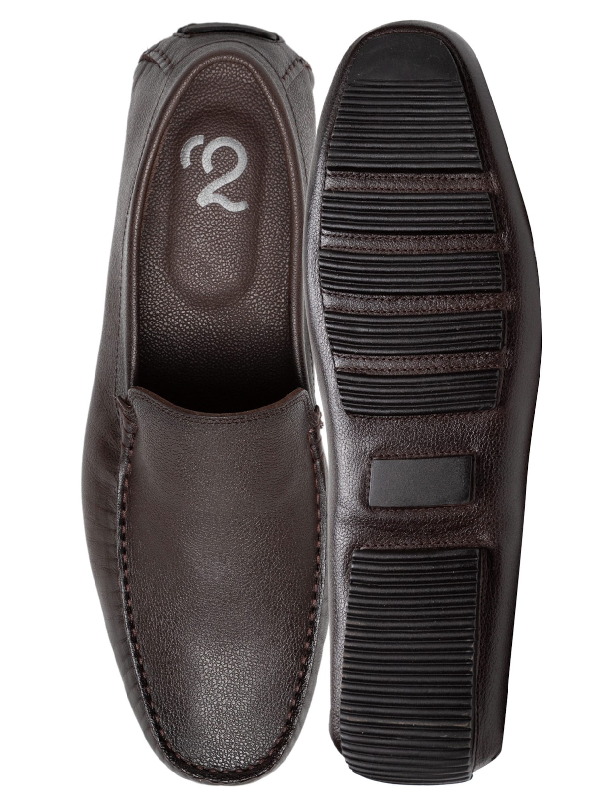 Mocassim Masculino Casual Em Couro Marrom '2 Essential