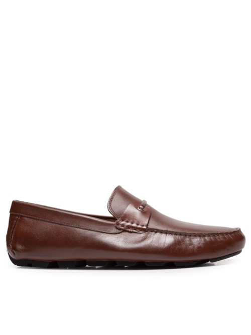 Mocassim Masculino Casual Gravata - Marrom