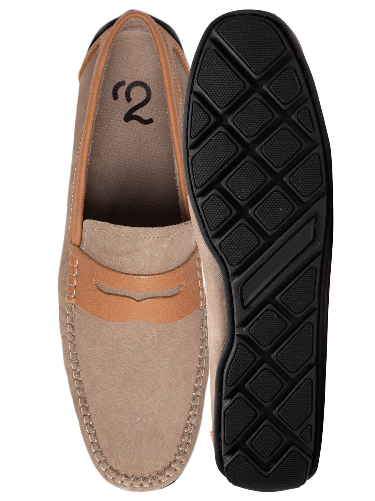 Mocassim Masculino Casual Gravata Marrom '2 Essential