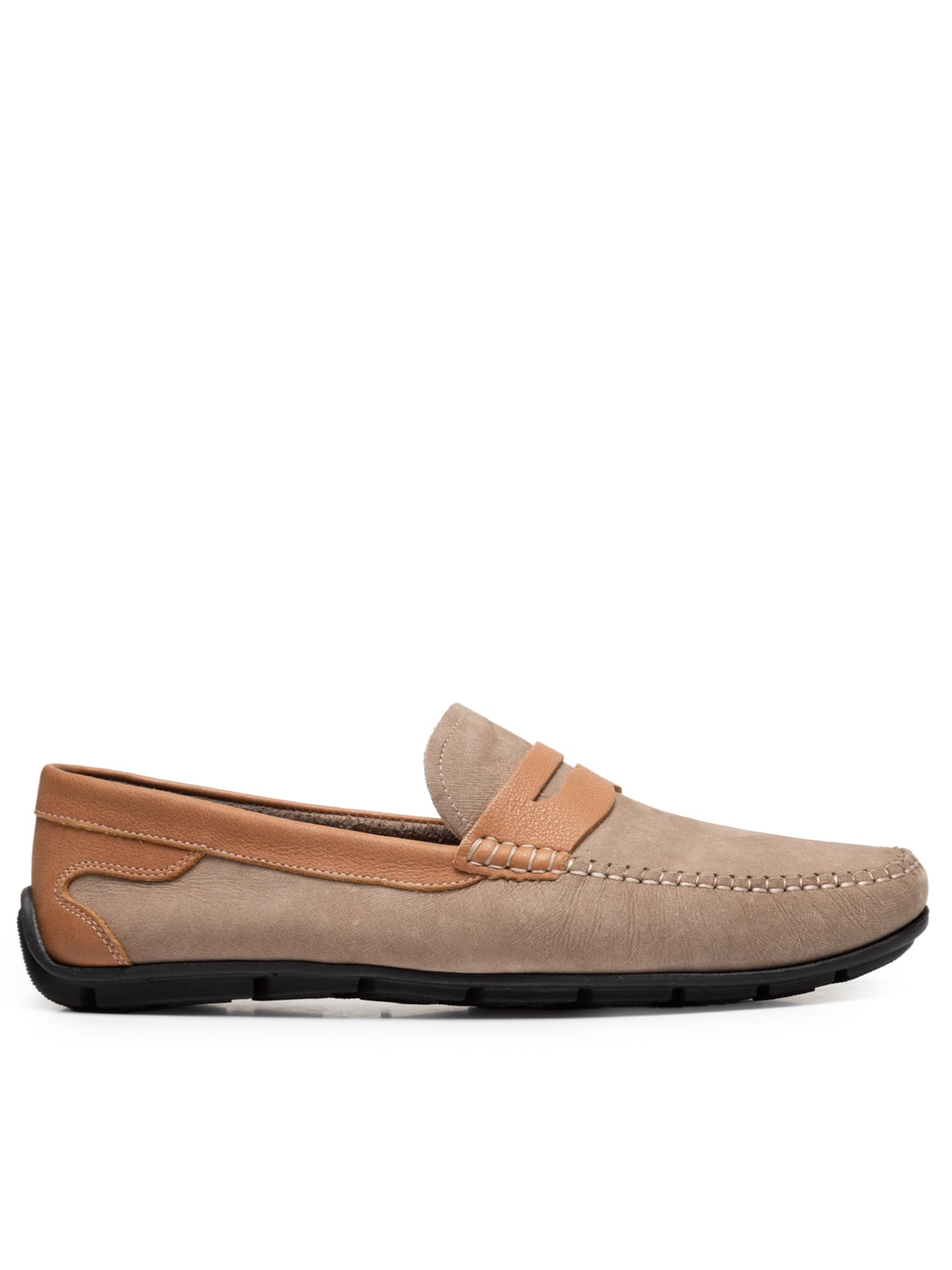 Mocassim Masculino Casual Gravata - Marrom