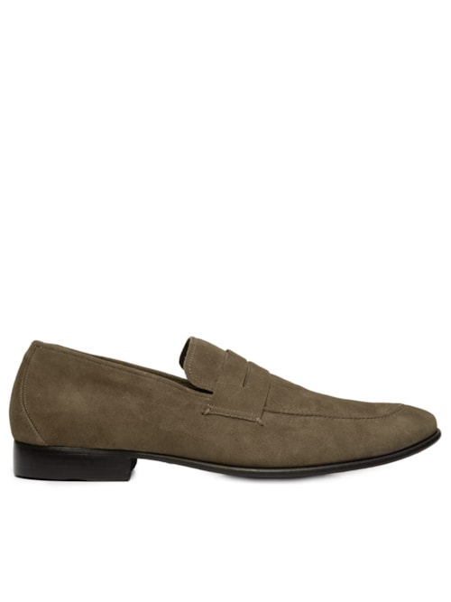 Mocassim Masculino Comfy Camurça - Marrom