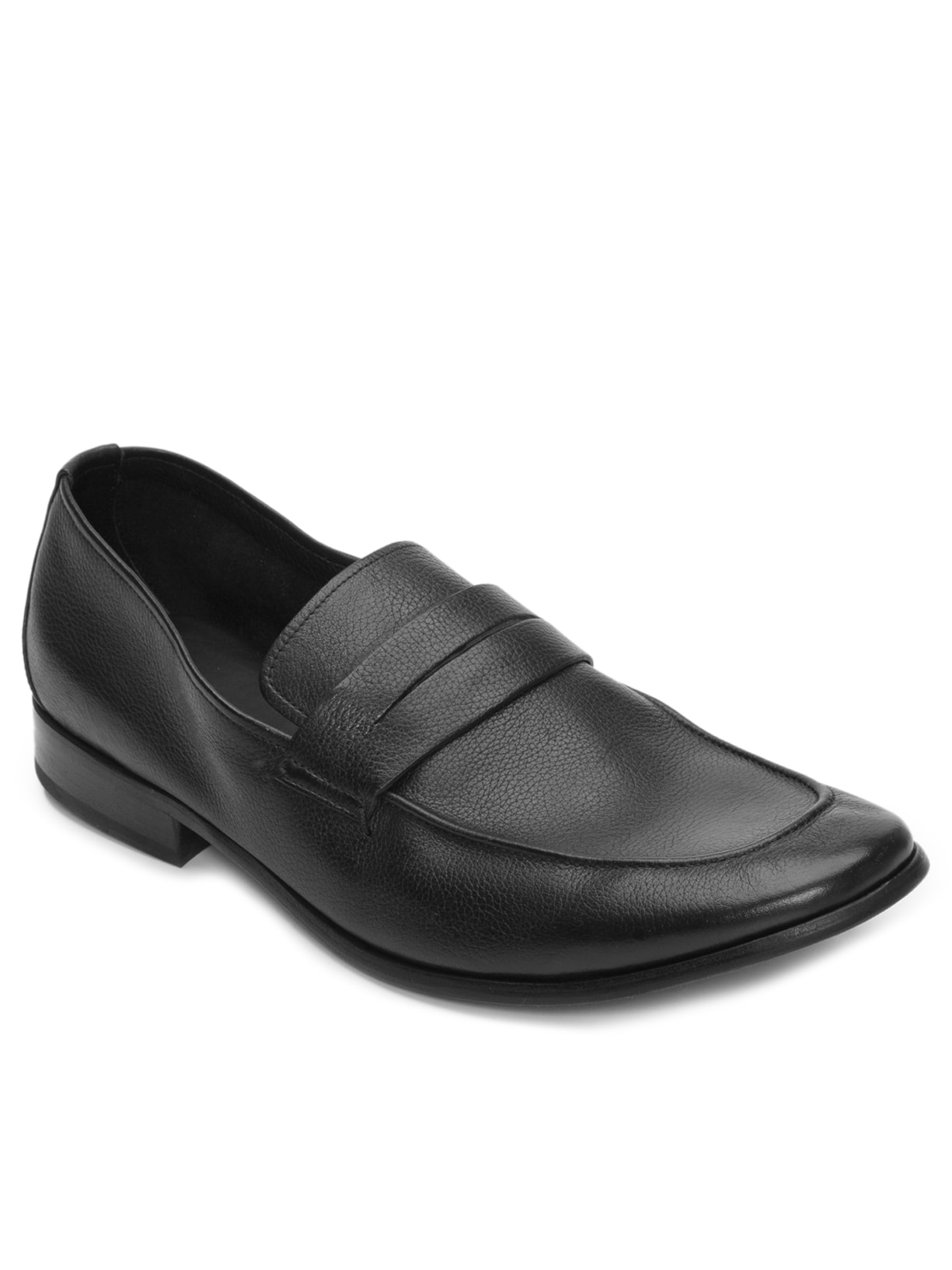 Mocassim Masculino Comfy Couro Floater Preto  Ricardo Almeida