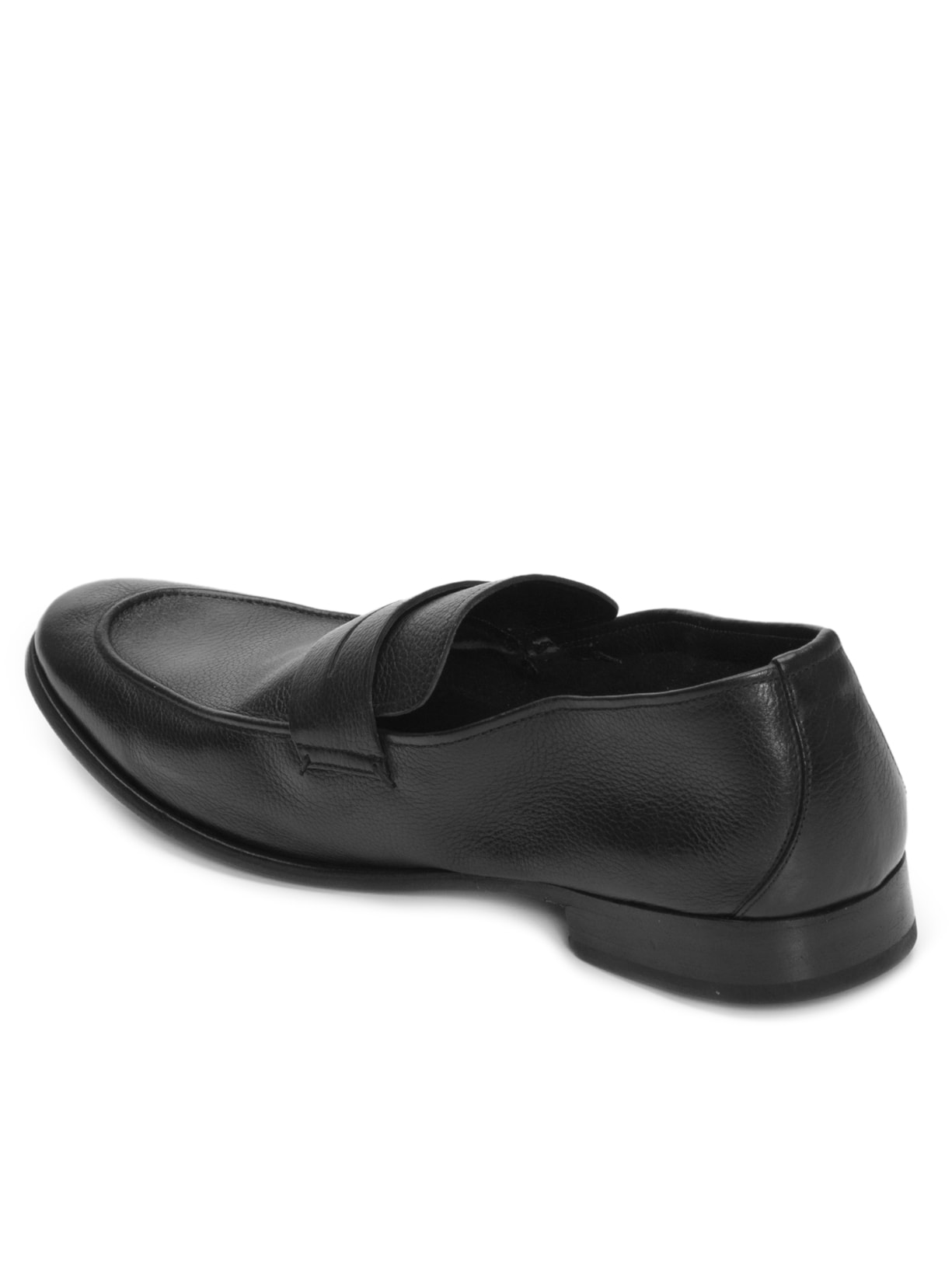 Mocassim Masculino Comfy Couro Floater Preto  Ricardo Almeida