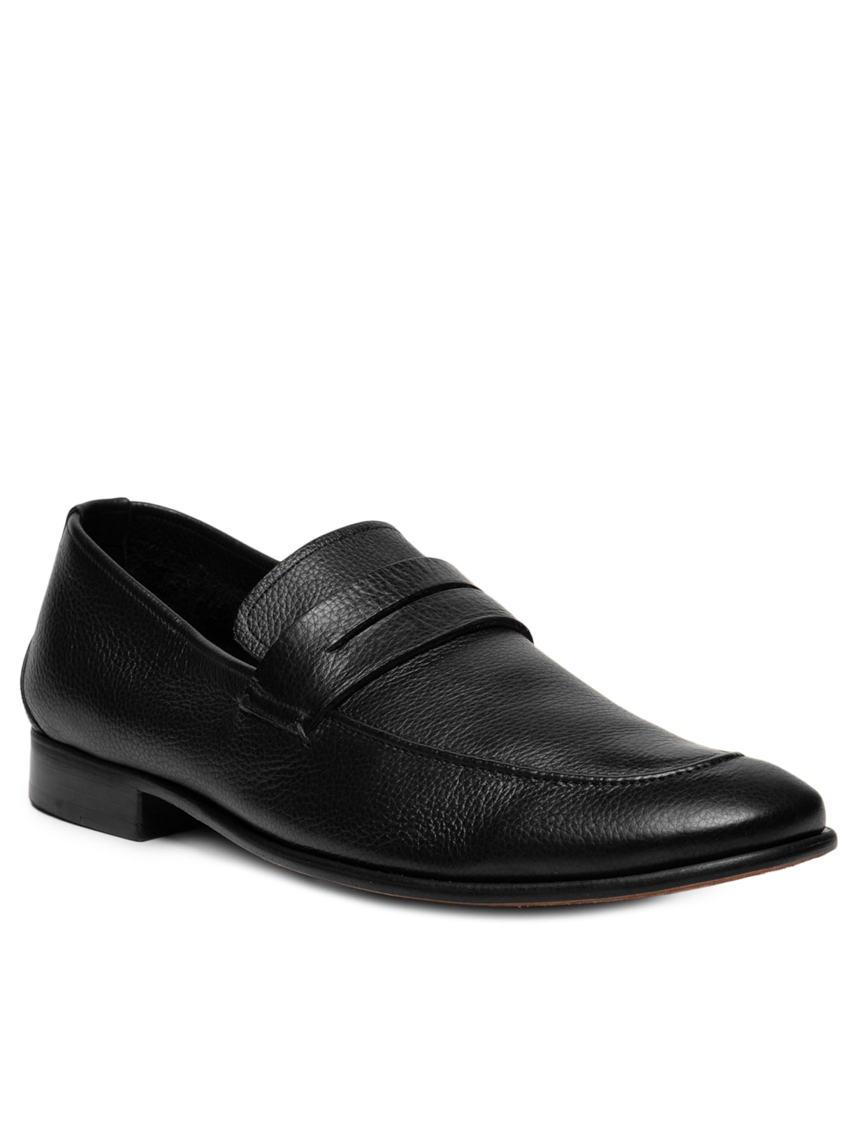 Mocassim Masculino Comfy Couro Floater Preto  Ricardo Almeida