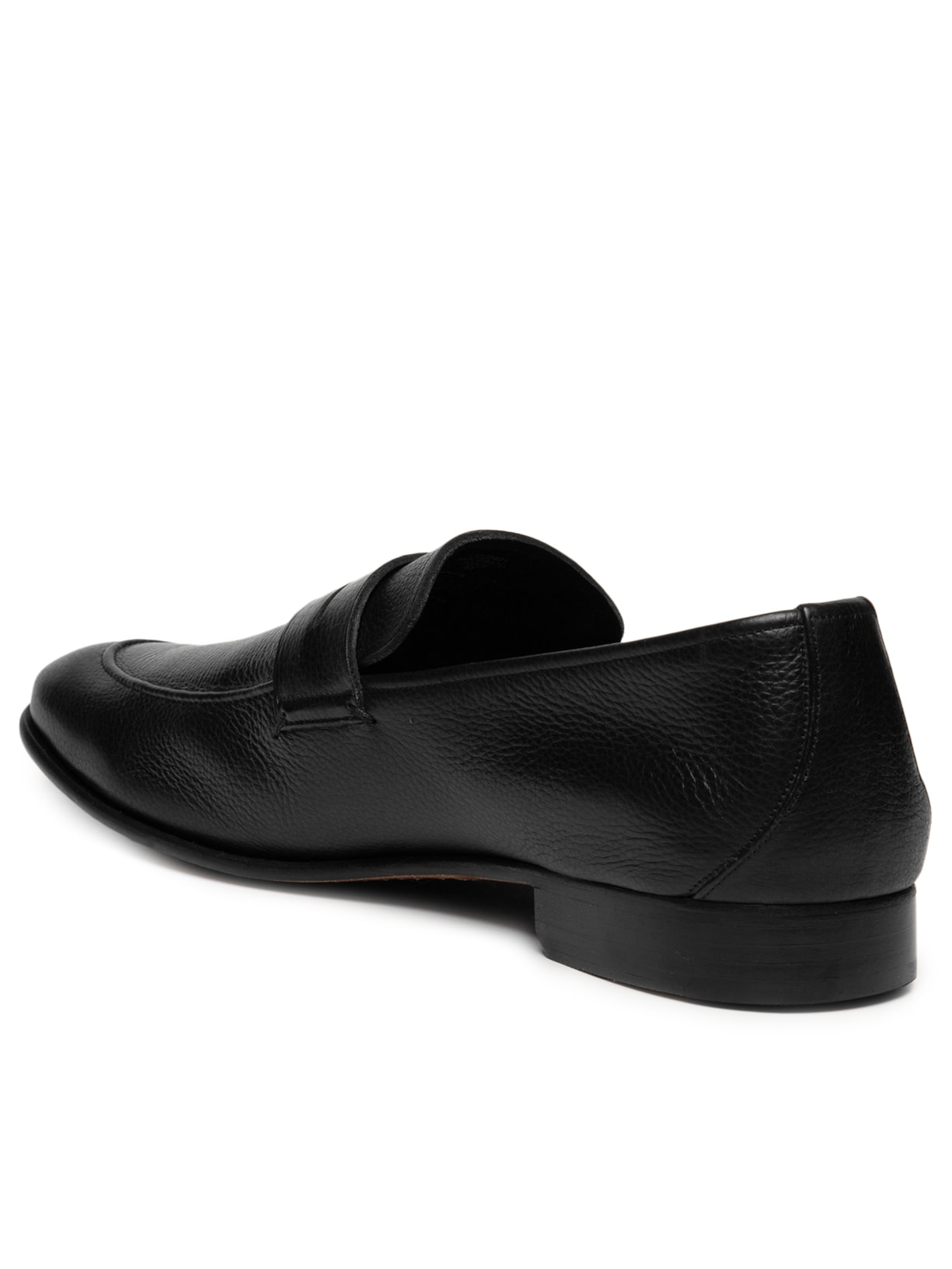 Mocassim Masculino Comfy Couro Floater Preto  Ricardo Almeida