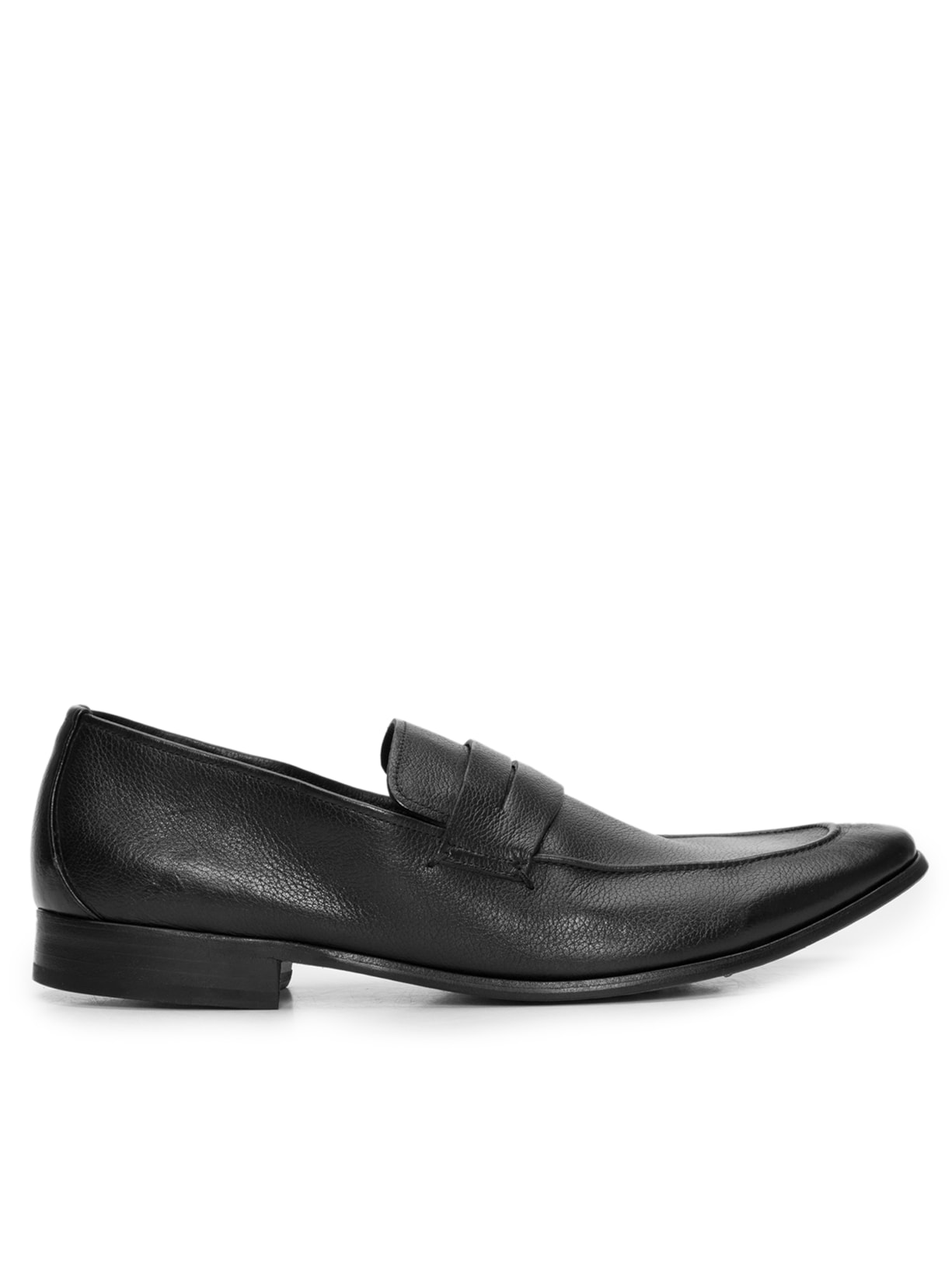 Mocassim Masculino Comfy Couro Floater Preto  Ricardo Almeida