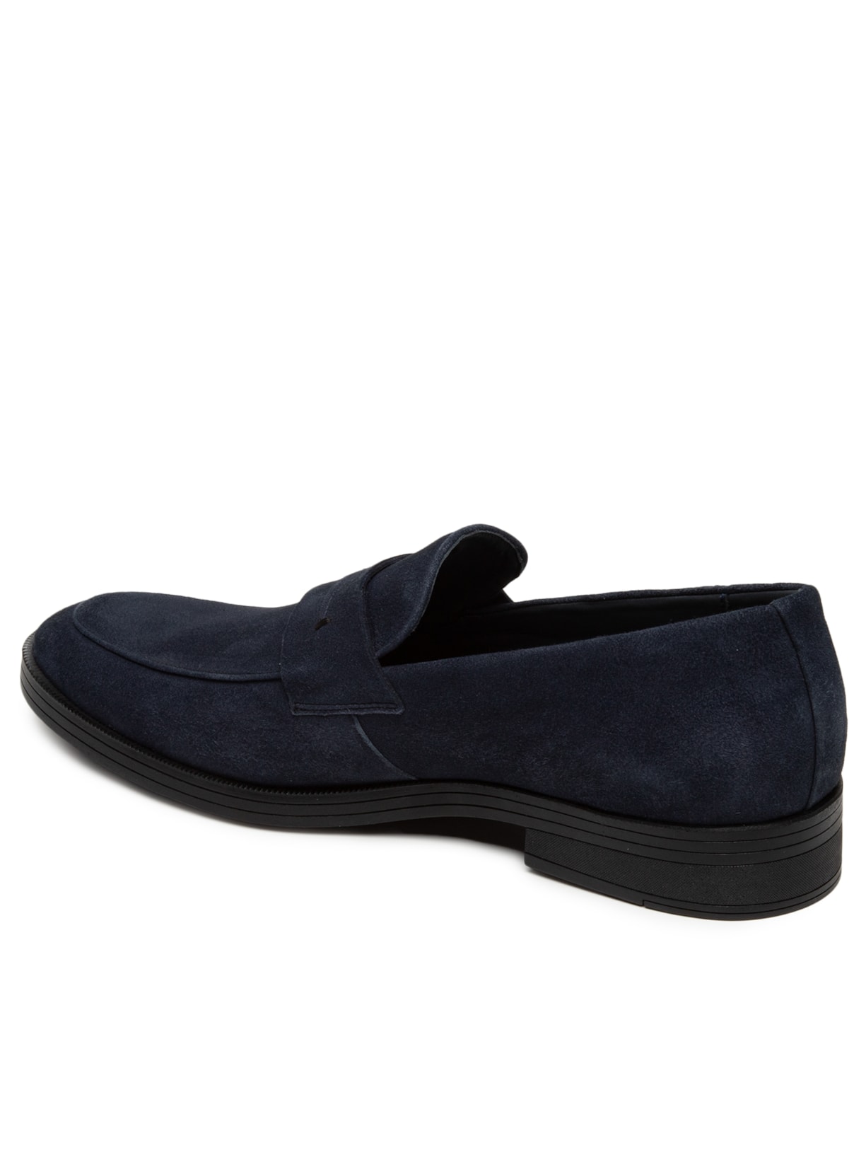 Mocassim Masculino Gravata Em Camurça E Sola Borracha Azul Ricardo Almeida