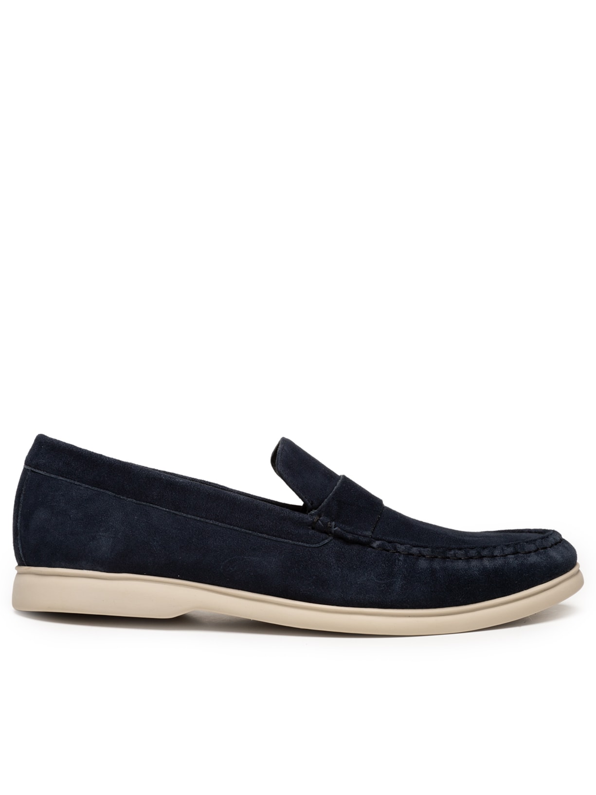 Mocassim Masculino Gravata Liso - Azul
