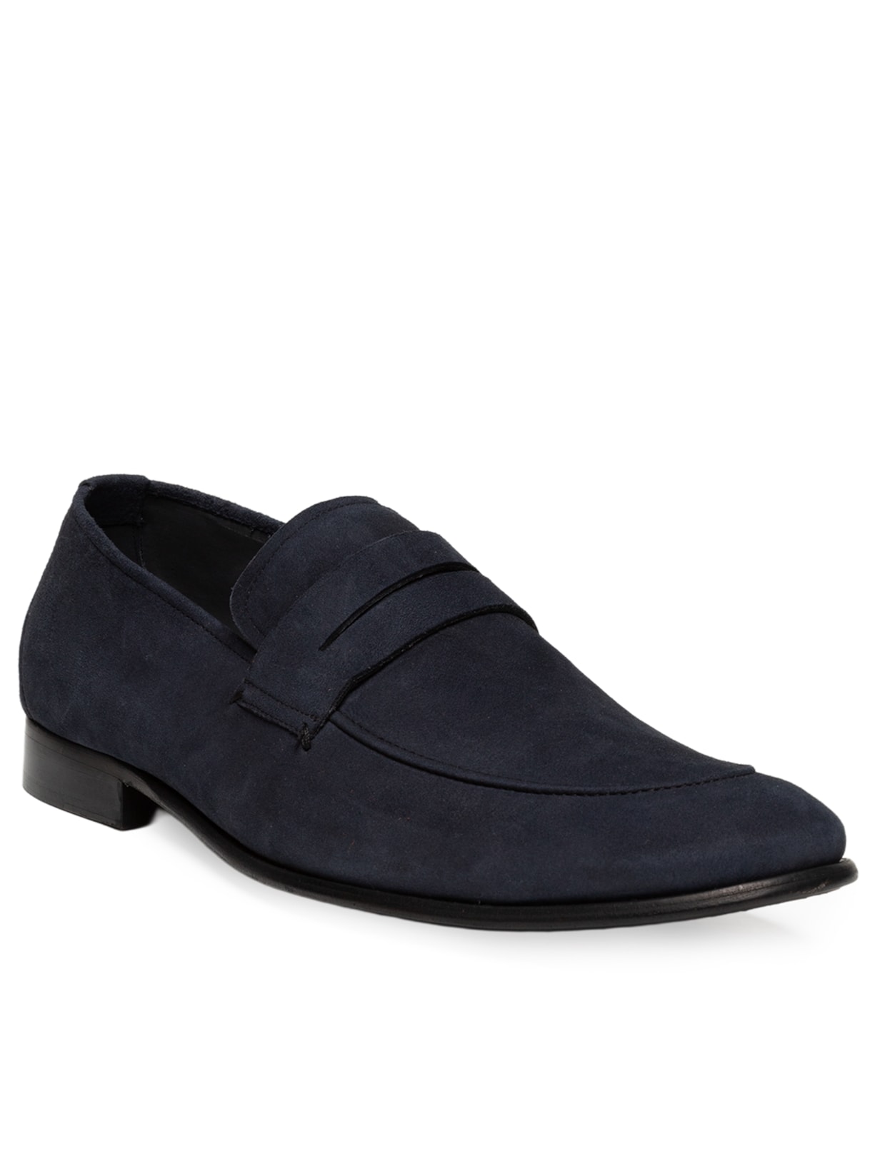 Mocassim Masculino Social Gravata Camurça Azul Ricardo Almeida