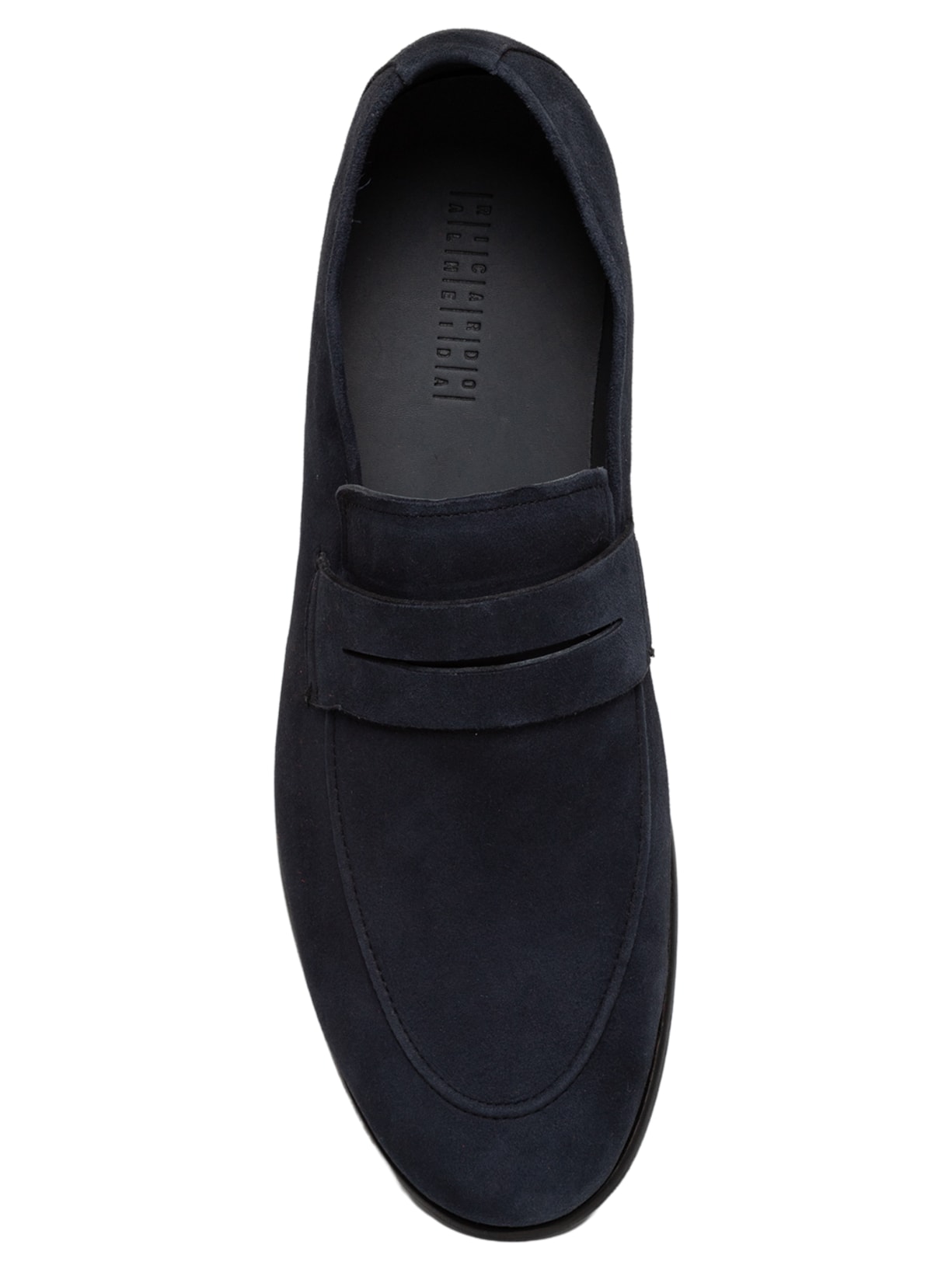 Mocassim Masculino Social Gravata Camurça Azul Ricardo Almeida