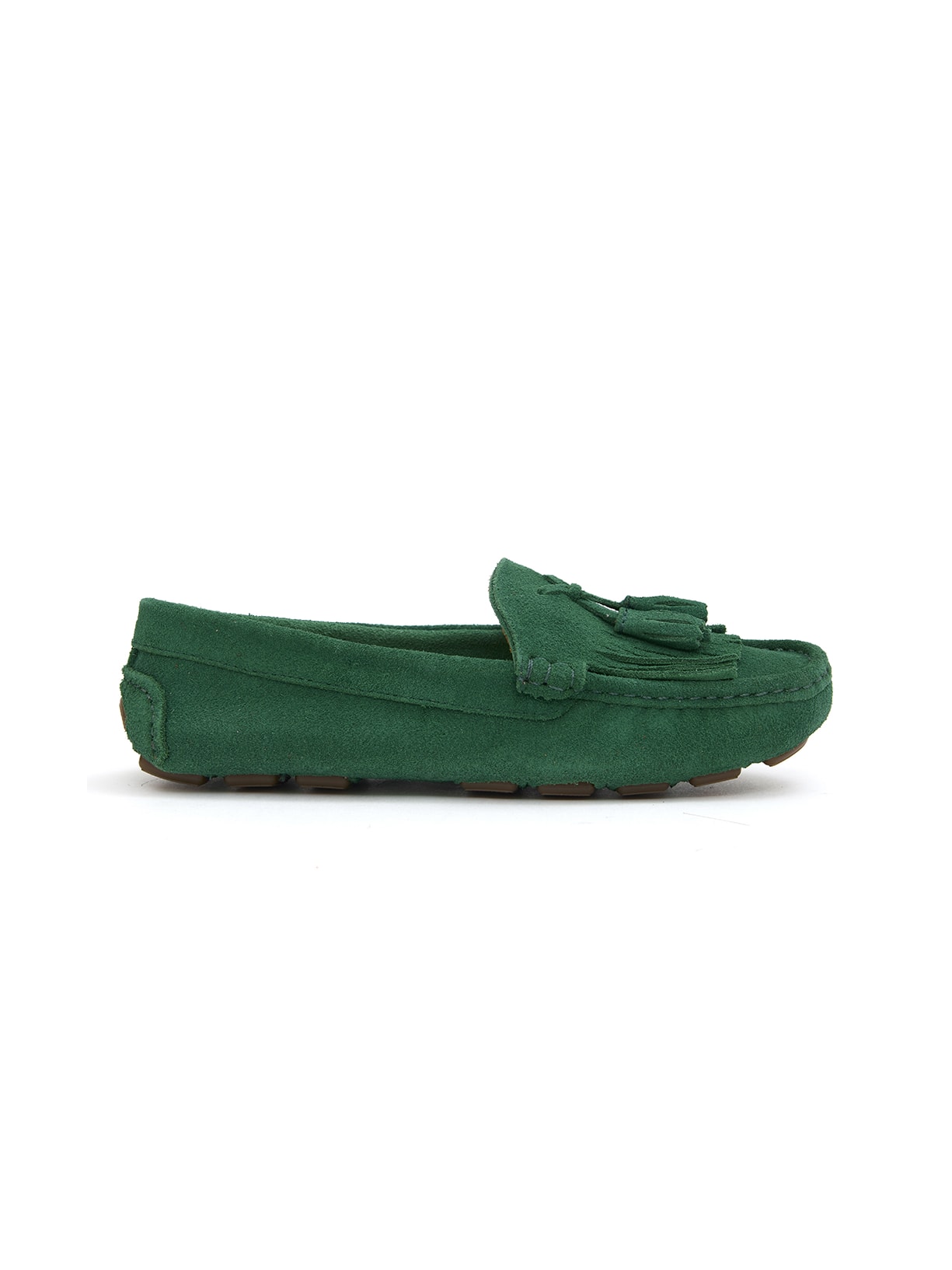Mocassim Stella Tassel Verde Esmeralda Pura