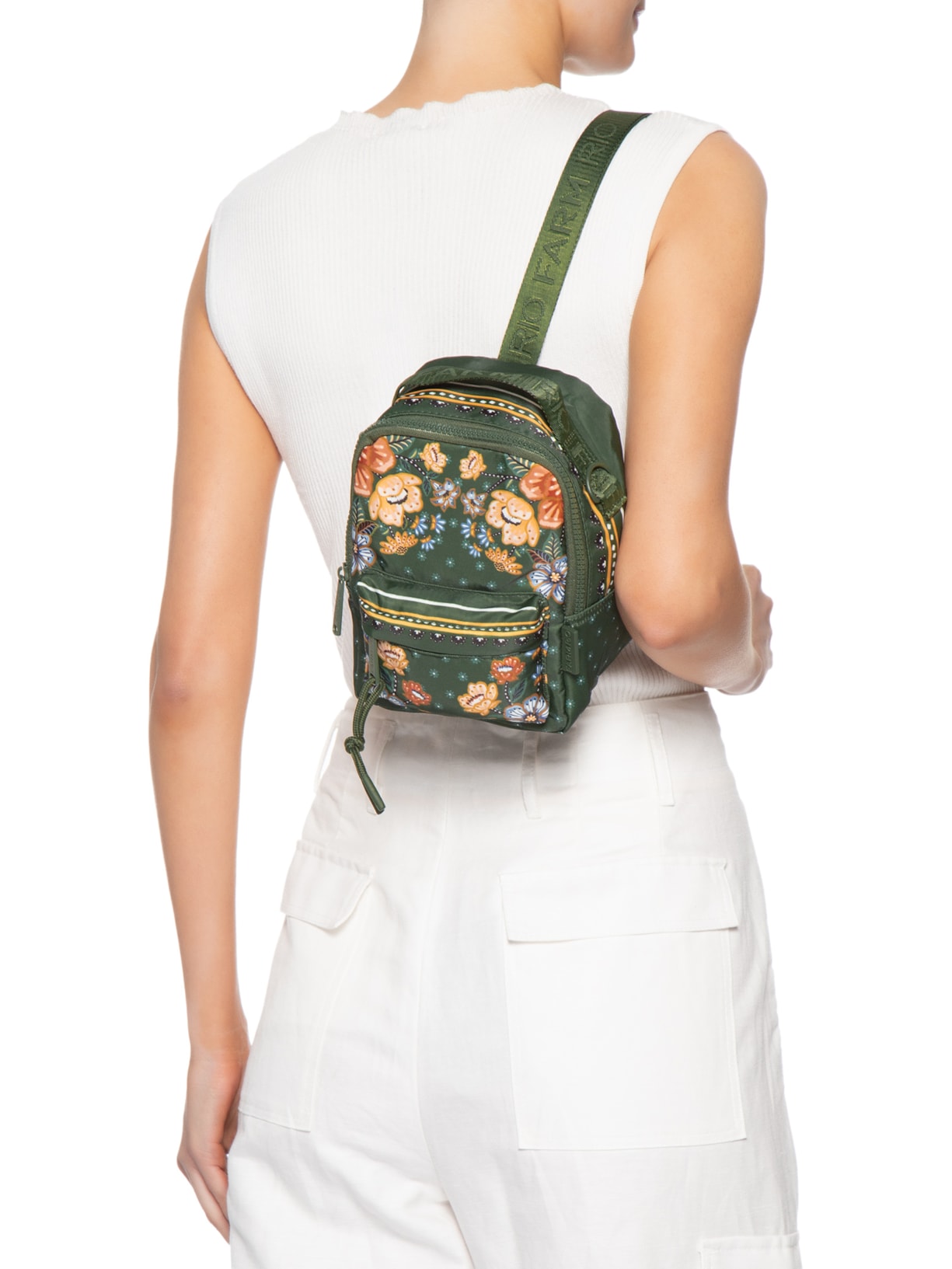 Mochila Borogodó Doce Onça Verde Farm Etc
