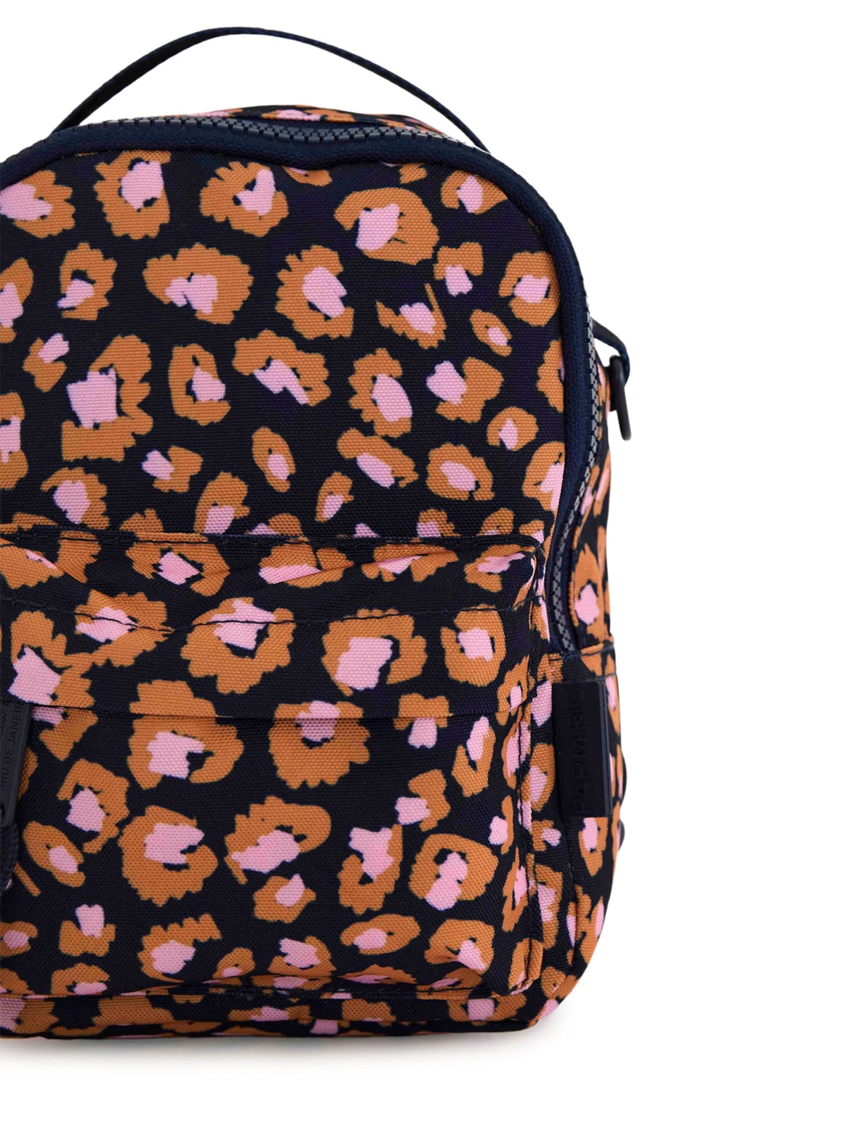 Mochila Borogodó Leopard Pop Azul Farm Etc