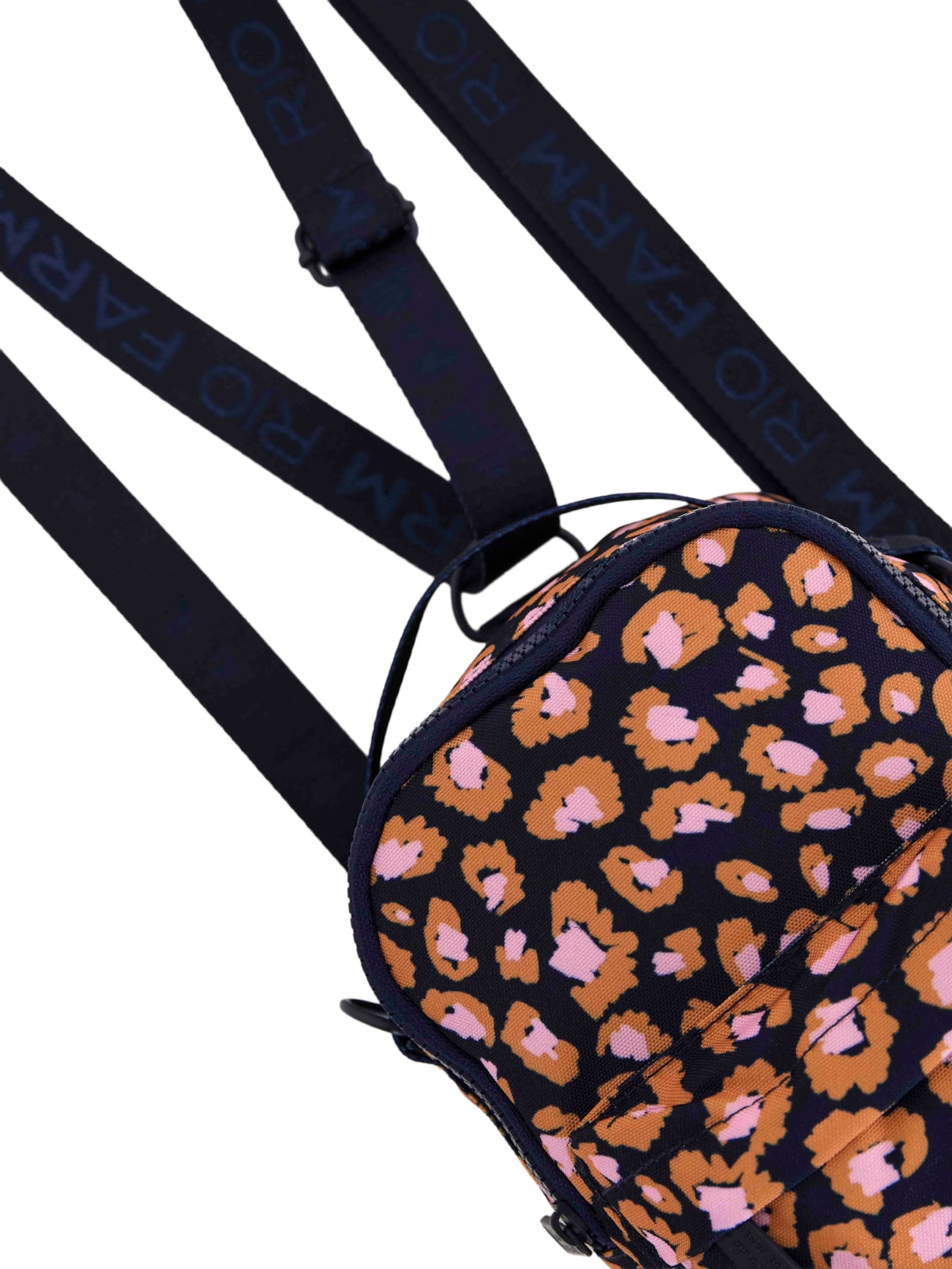 Mochila Borogodó Leopard Pop Azul Farm Etc