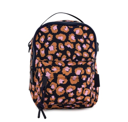 Mochila Borogodó Leopard Pop - Azul