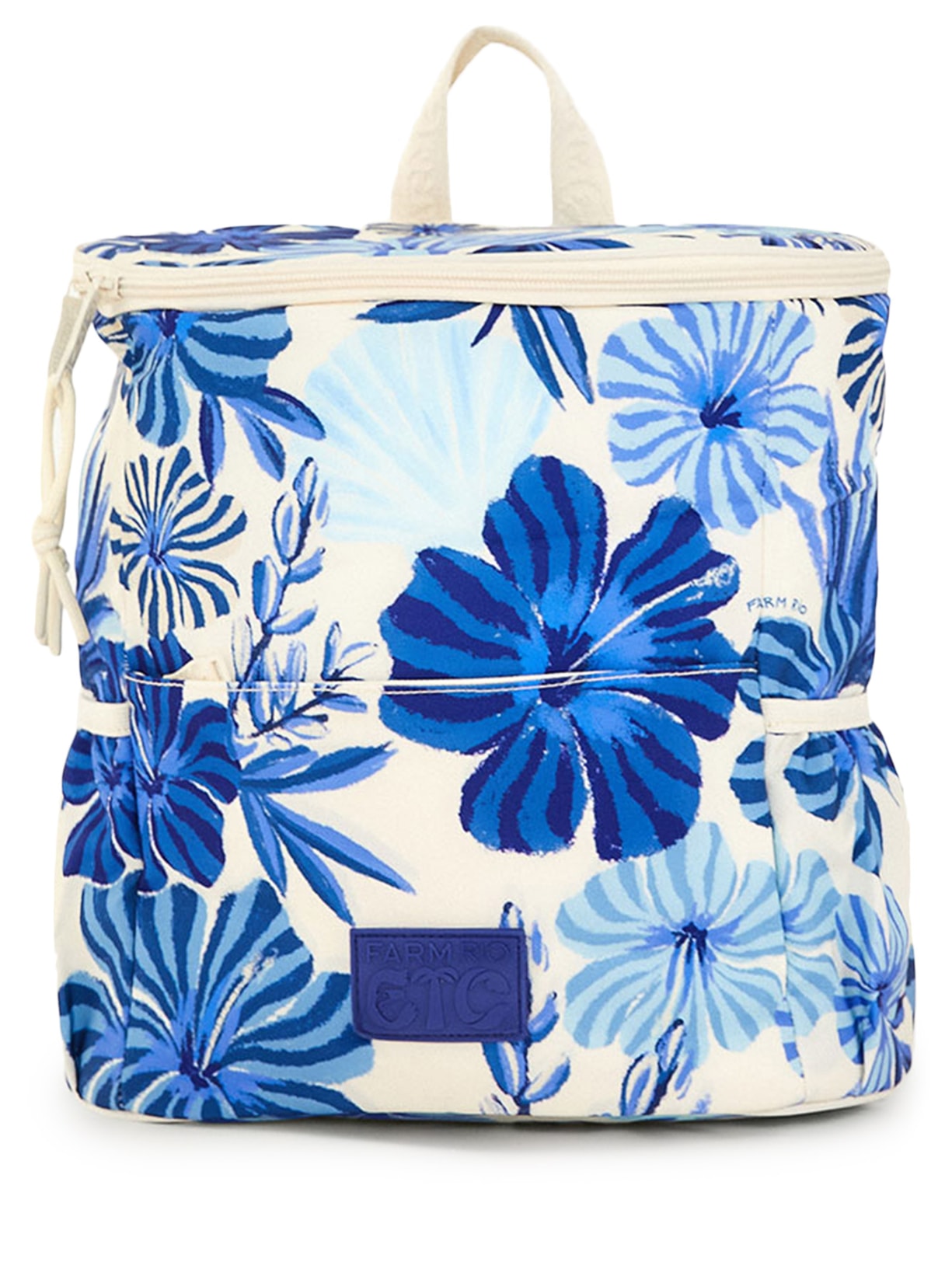Mochila Cooler Hibisco do Mar – Azul Farm Etc