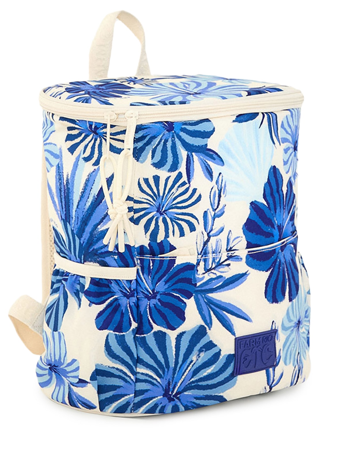 Mochila Cooler Hibisco do Mar – Azul Farm Etc