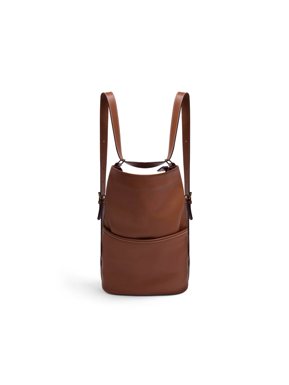 Mochila Couro Caramelo