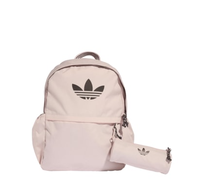 Mochila Feminina Adicolor Com Estojo - Rosa