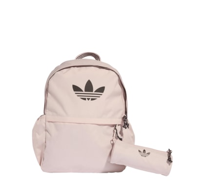 Mochila Feminina Adicolor Com Estojo - Rosa