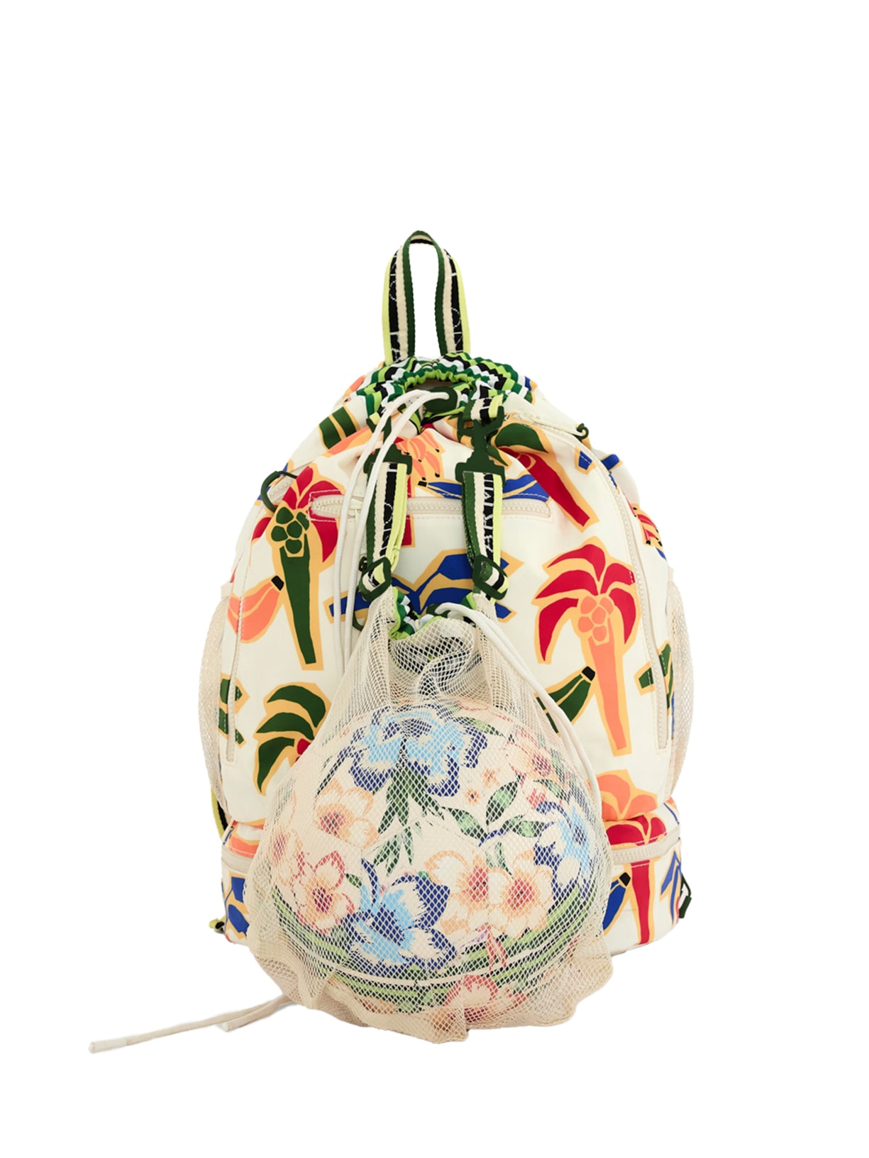 Mochila Feminina Altinha Coqueiro De Banana Branco Farm Etc